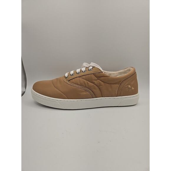 Lucky Brand Katori Womens Sneakers Natural Tan Low Top Shoes Nylon 8M NWB - Picture 1 of 7